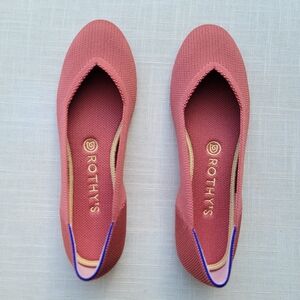 New! Rothy's sz 9 Copper Pink Ballet Flats Round Toe Shoes Retired Color Rothys